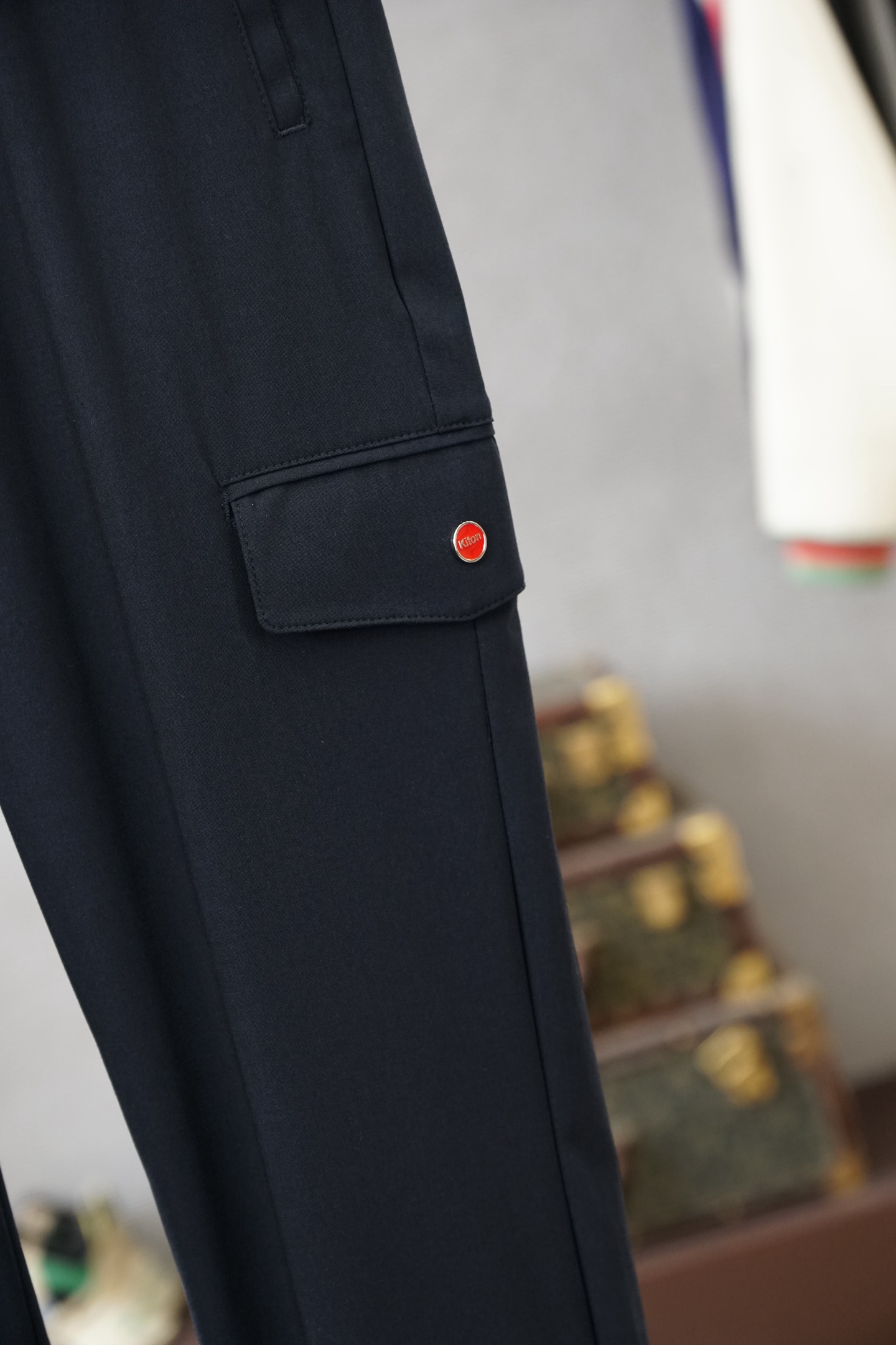 키톤 남성 여름용 린넨 캐주얼 바지 88562 이미지 5