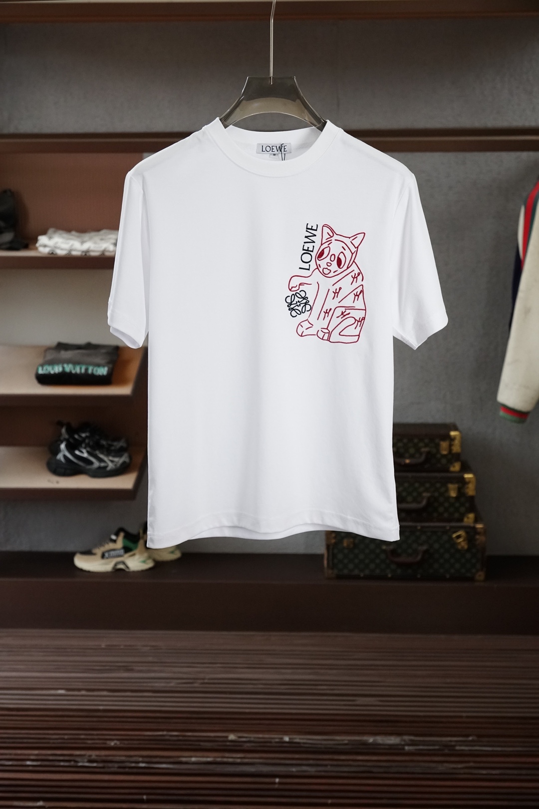 罗意威_Loewe/2026ss春夏新品/甄选高支双面双丝光棉面料，一面细腻亲肤，🤲🤠👏一面挺括有型，反