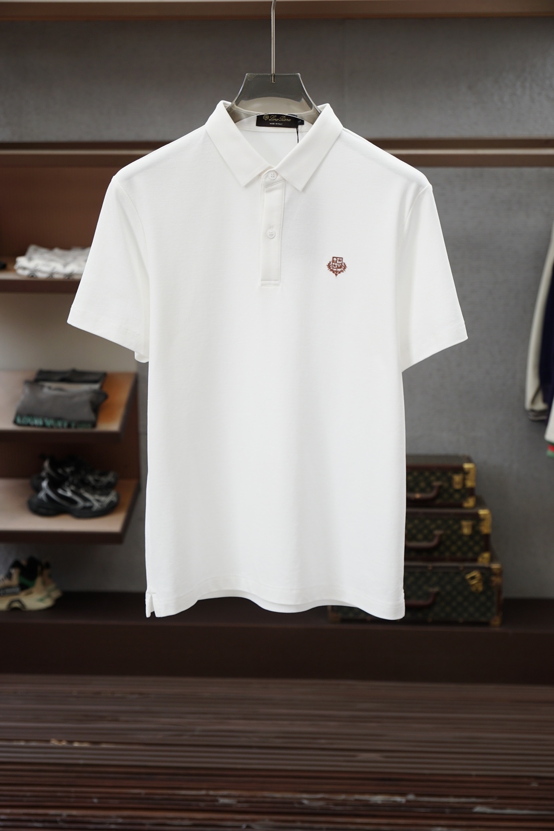 Loro Piana/26年夏季最新男士商务休闲款净版短袖POLO衫🎃🌺🌼香港贸易公司渠道货，高端意大利