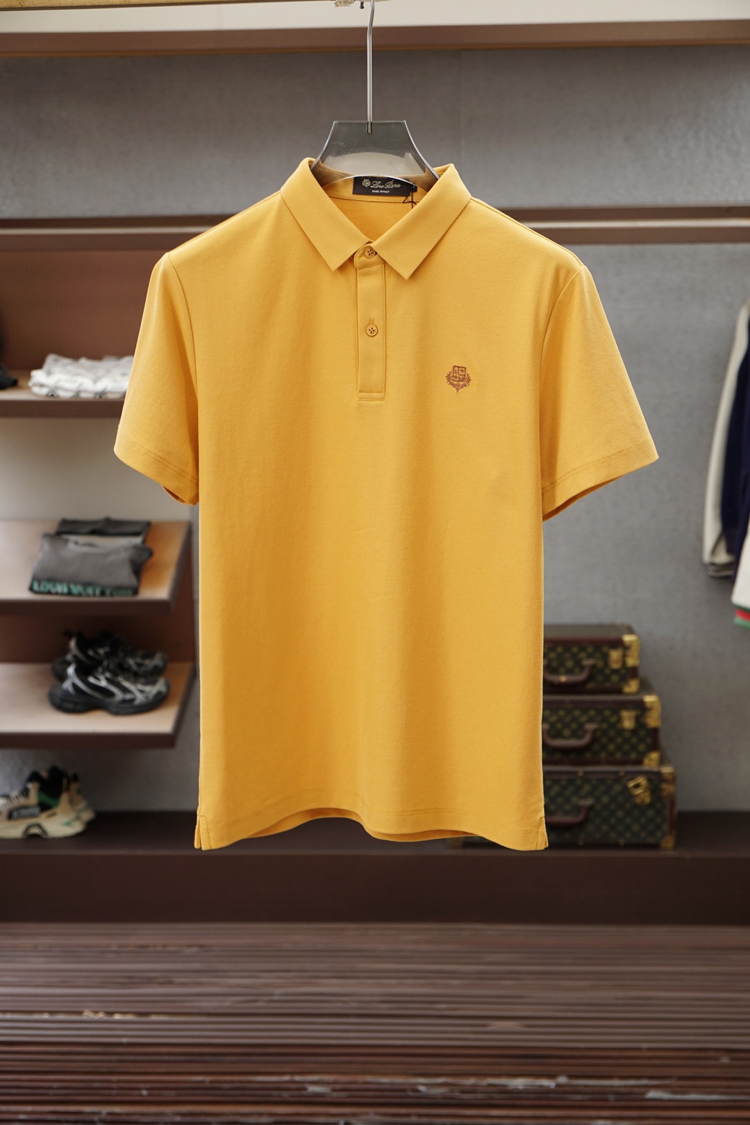 Loro Piana/26年夏季最新男士商务休闲款净版短袖POLO衫🎃🌺🌼香港贸易公司渠道货，高端意大利