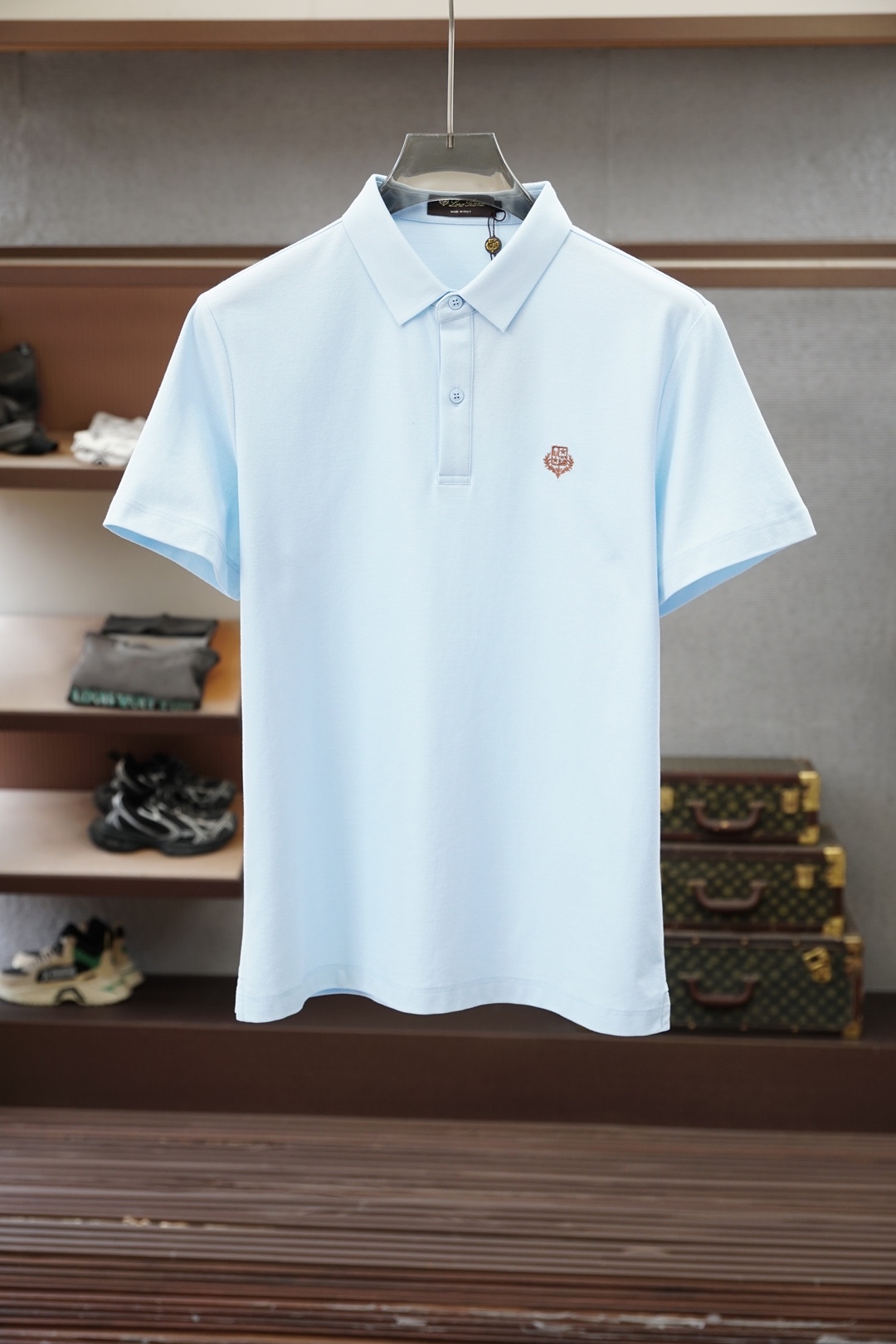 Loro Piana/26年夏季最新男士商务休闲款净版短袖POLO衫🎃🌺🌼香港贸易公司渠道货，高端意大利