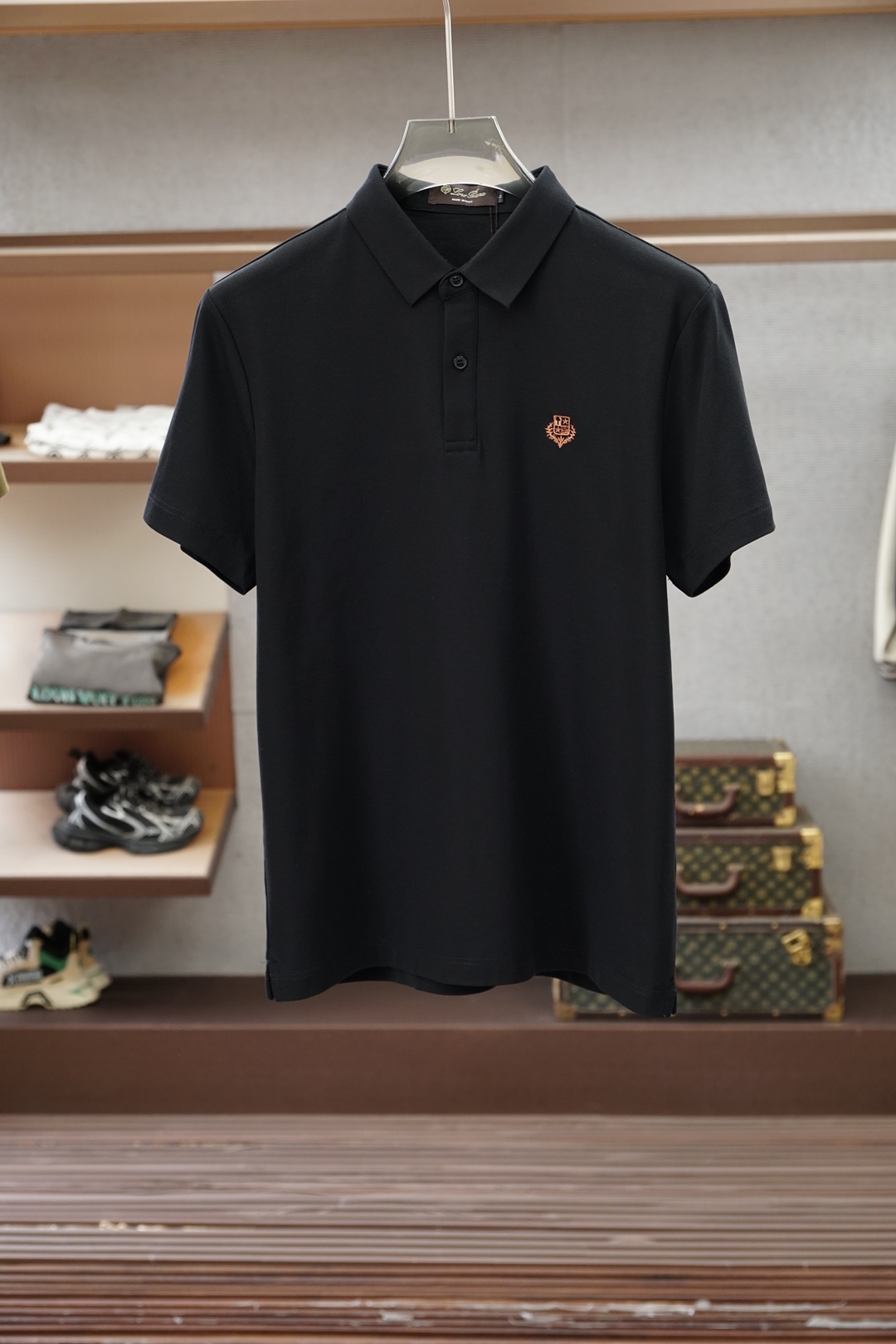 Loro Piana/26年夏季最新男士商务休闲款净版短袖POLO衫🎃🌺🌼香港贸易公司渠道货，高端意大利