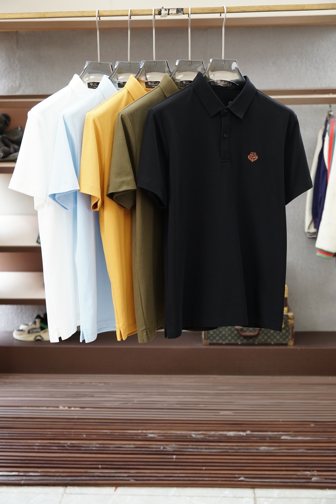 Loro Piana/26年夏季最新男士商务休闲款净版短袖POLO衫🎃🌺🌼香港贸易公司渠道货，高端意大利
