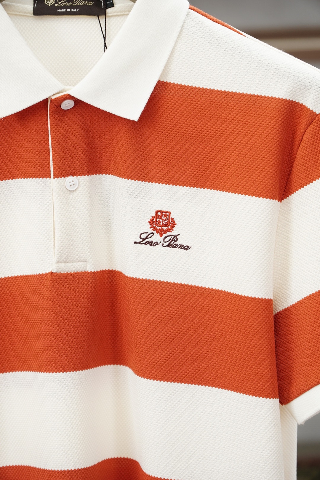 Loro Piana/26年夏季最新男士商务休闲款净版短袖POLO衫🎃🌺🌼香港贸易公司渠道货，高端意大利