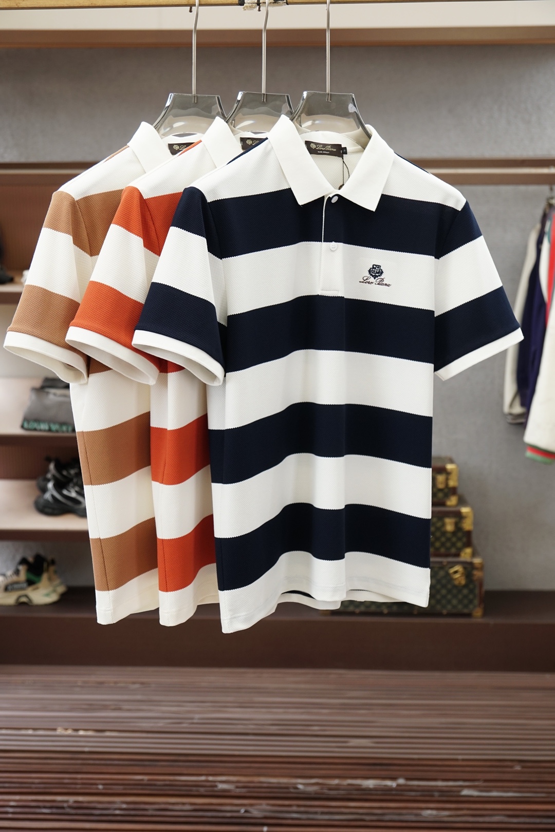 Loro Piana/26年夏季最新男士商务休闲款净版短袖POLO衫🎃🌺🌼香港贸易公司渠道货，高端意大利