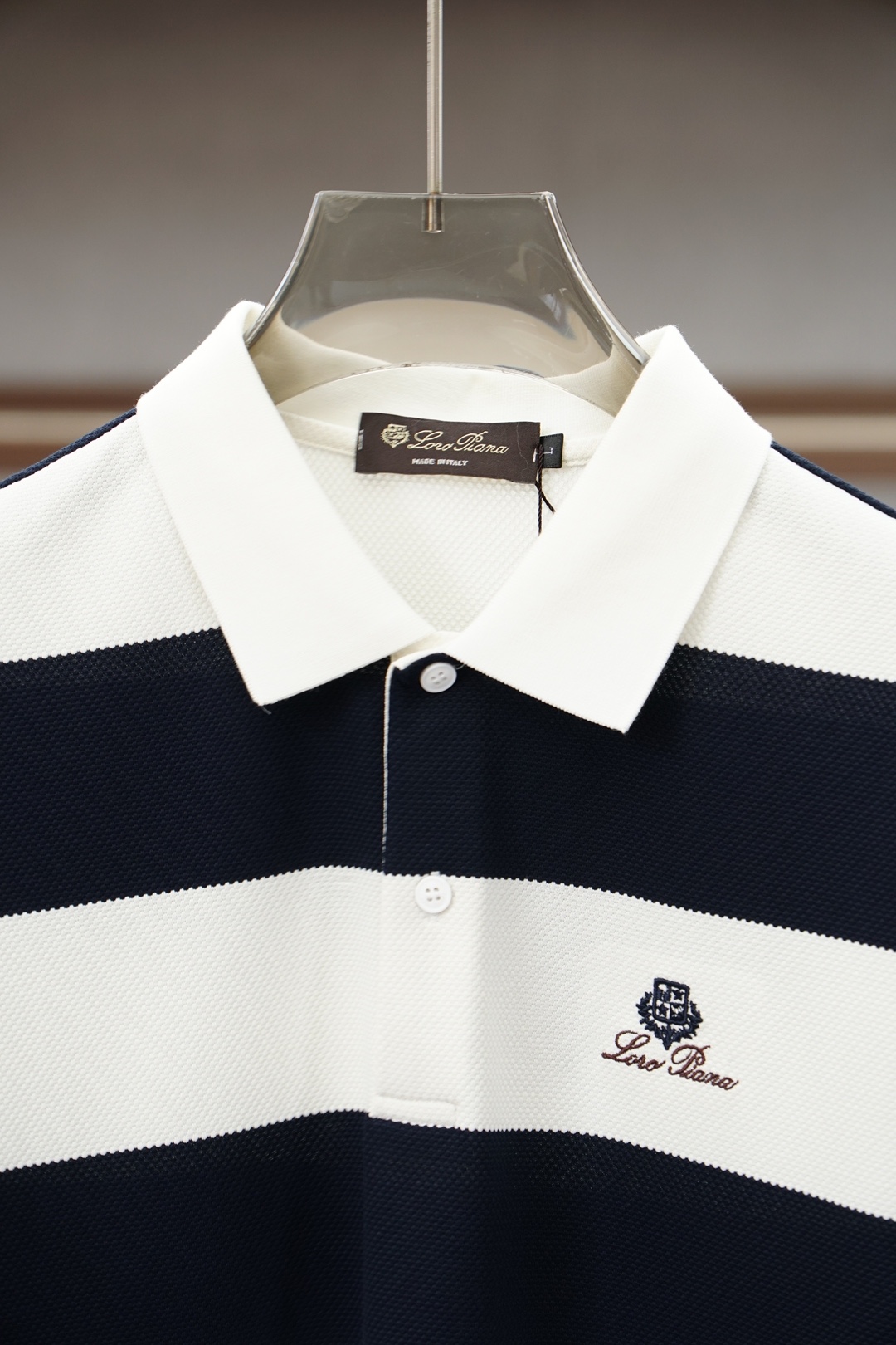 Loro Piana/26年夏季最新男士商务休闲款净版短袖POLO衫🎃🌺🌼香港贸易公司渠道货，高端意大利