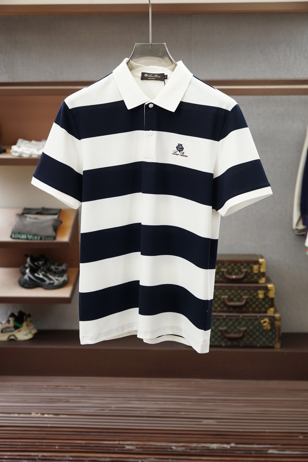 Loro Piana/26年夏季最新男士商务休闲款净版短袖POLO衫🎃🌺🌼香港贸易公司渠道货，高端意大利