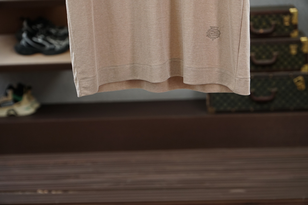 Loro Piana/2026春夏圆领短袖，简约低调奢华气质，商务休闲，一贯的好版型 进口原版超细进口柔