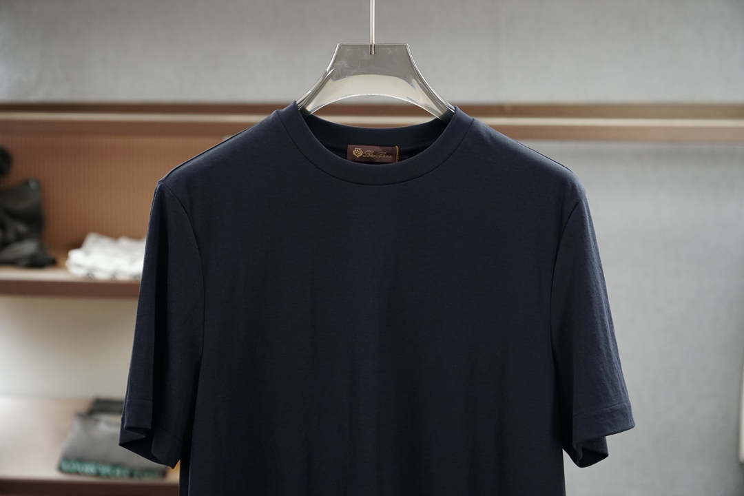 Loro Piana/2026春夏圆领短袖，简约低调奢华气质，商务休闲，一贯的好版型 进口原版超细进口柔