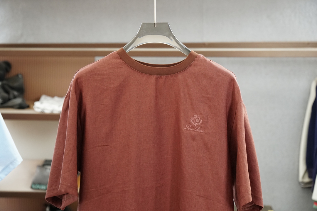 Loro Piana/2026春夏圆领短袖，简约低调奢华气质，商务休闲，一贯的好版型 进口原版超细进口柔
