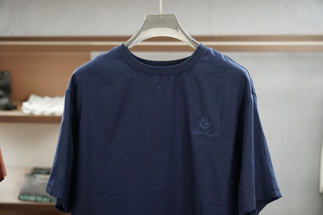Loro Piana/2026春夏圆领短袖，简约低调奢华气质，商务休闲，一贯的好版型 进口原版超细进口柔