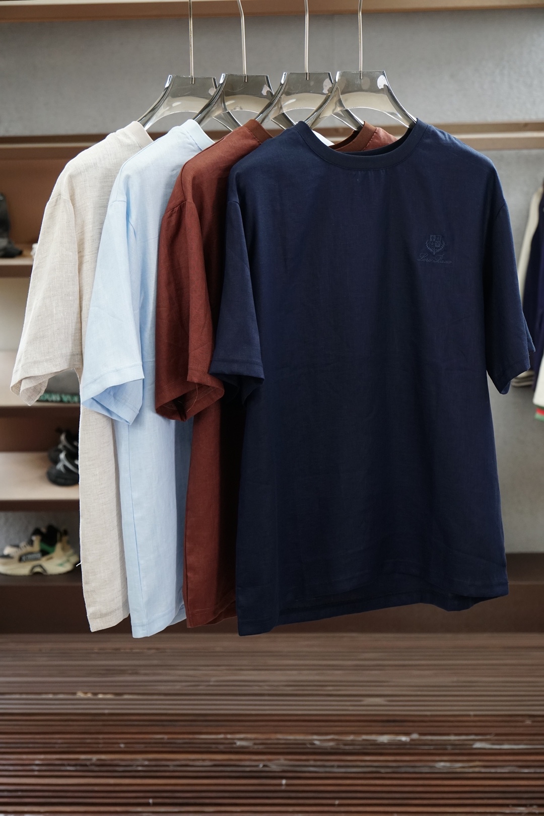 Loro Piana/2026春夏圆领短袖，简约低调奢华气质，商务休闲，一贯的好版型 进口原版超细进口柔