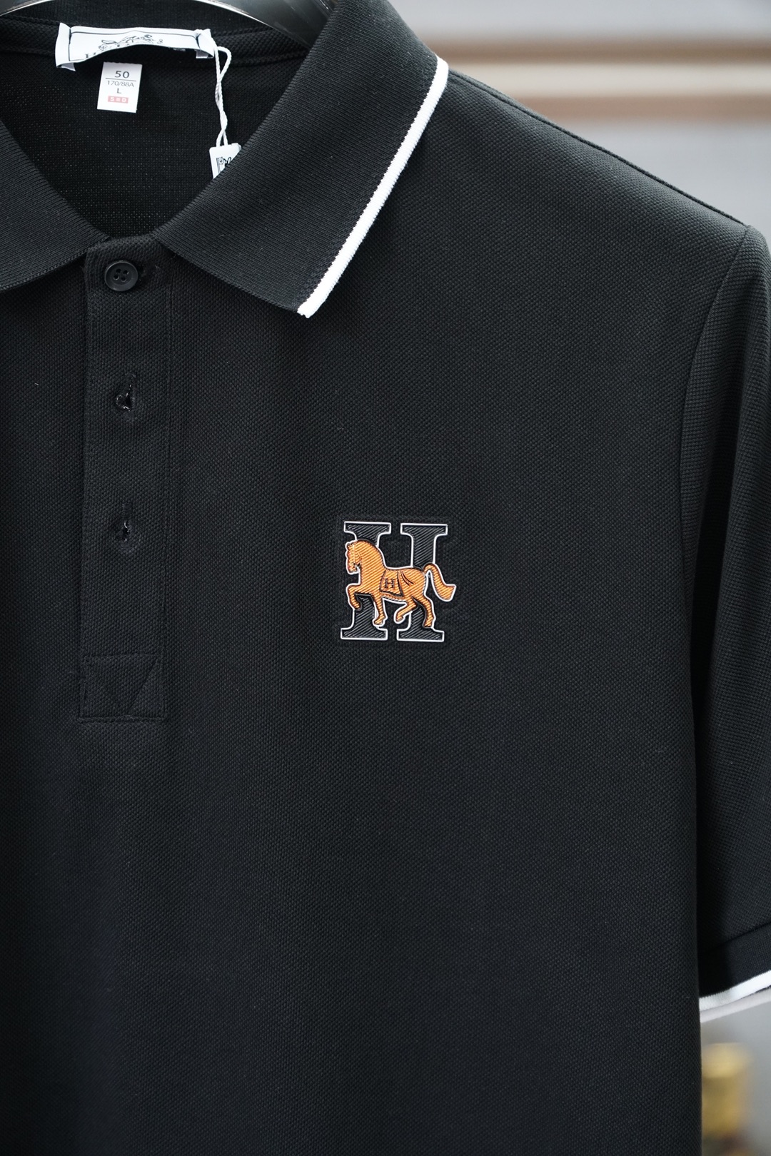 爱马仕，Hermes，2026春夏新品男士短袖Polo衫，以利落简约线条勾勒经典轮廓，💤💕🎊💐纯色主调低