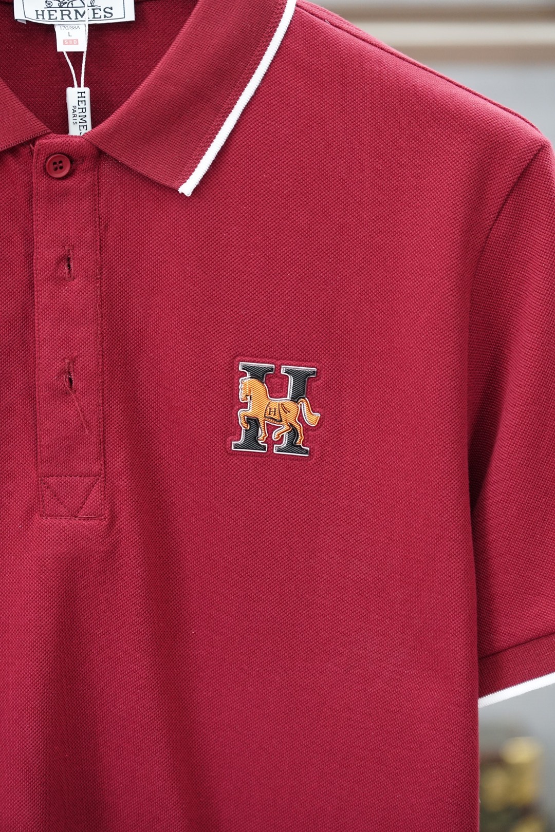 爱马仕，Hermes，2026春夏新品男士短袖Polo衫，以利落简约线条勾勒经典轮廓，💤💕🎊💐纯色主调低