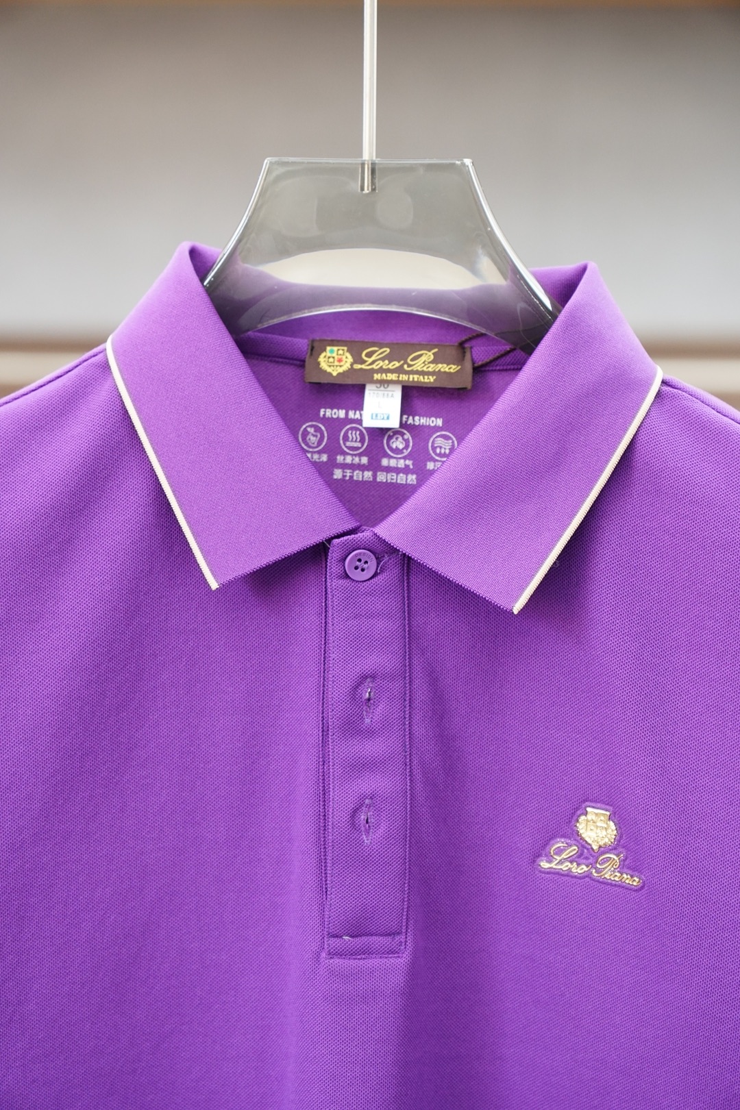 Loro Piana/2026ss新品上线🔥🔛🫥💐🌺纯棉珠地 Polo 衫甄选双面棉网眼朱地面料，棉的温