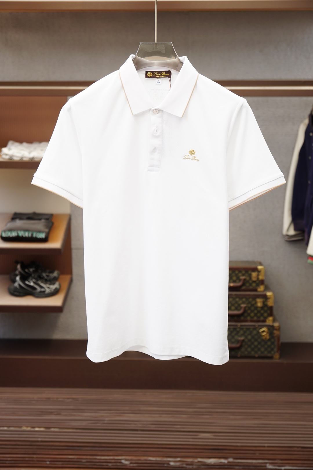 Loro Piana/2026ss新品上线🔥🔛🫥💐🌺纯棉珠地 Polo 衫甄选双面棉网眼朱地面料，棉的温