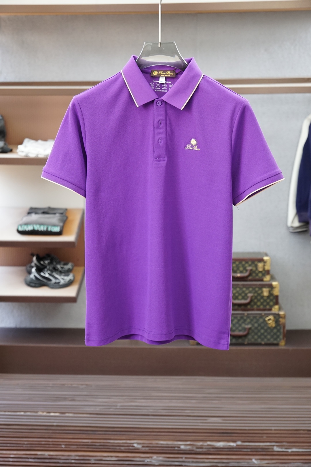 Loro Piana/2026ss新品上线🔥🔛🫥💐🌺纯棉珠地 Polo 衫甄选双面棉网眼朱地面料，棉的温