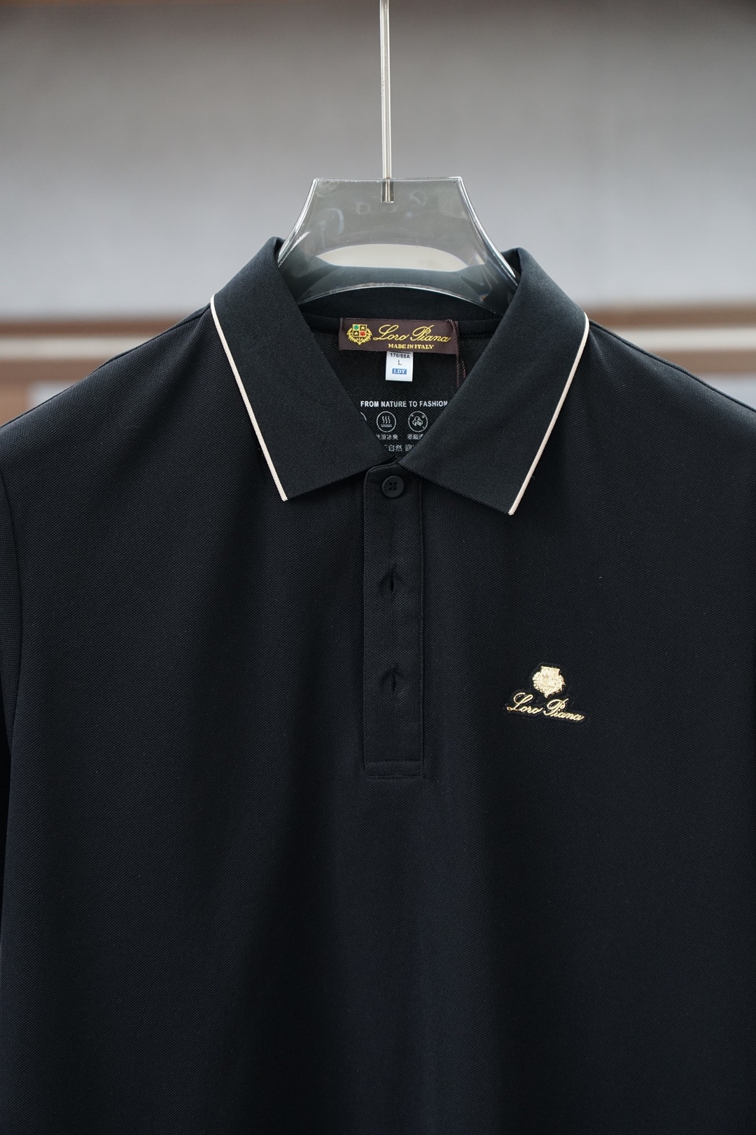 Loro Piana/2026ss新品上线🔥🔛🫥💐🌺纯棉珠地 Polo 衫甄选双面棉网眼朱地面料，棉的温
