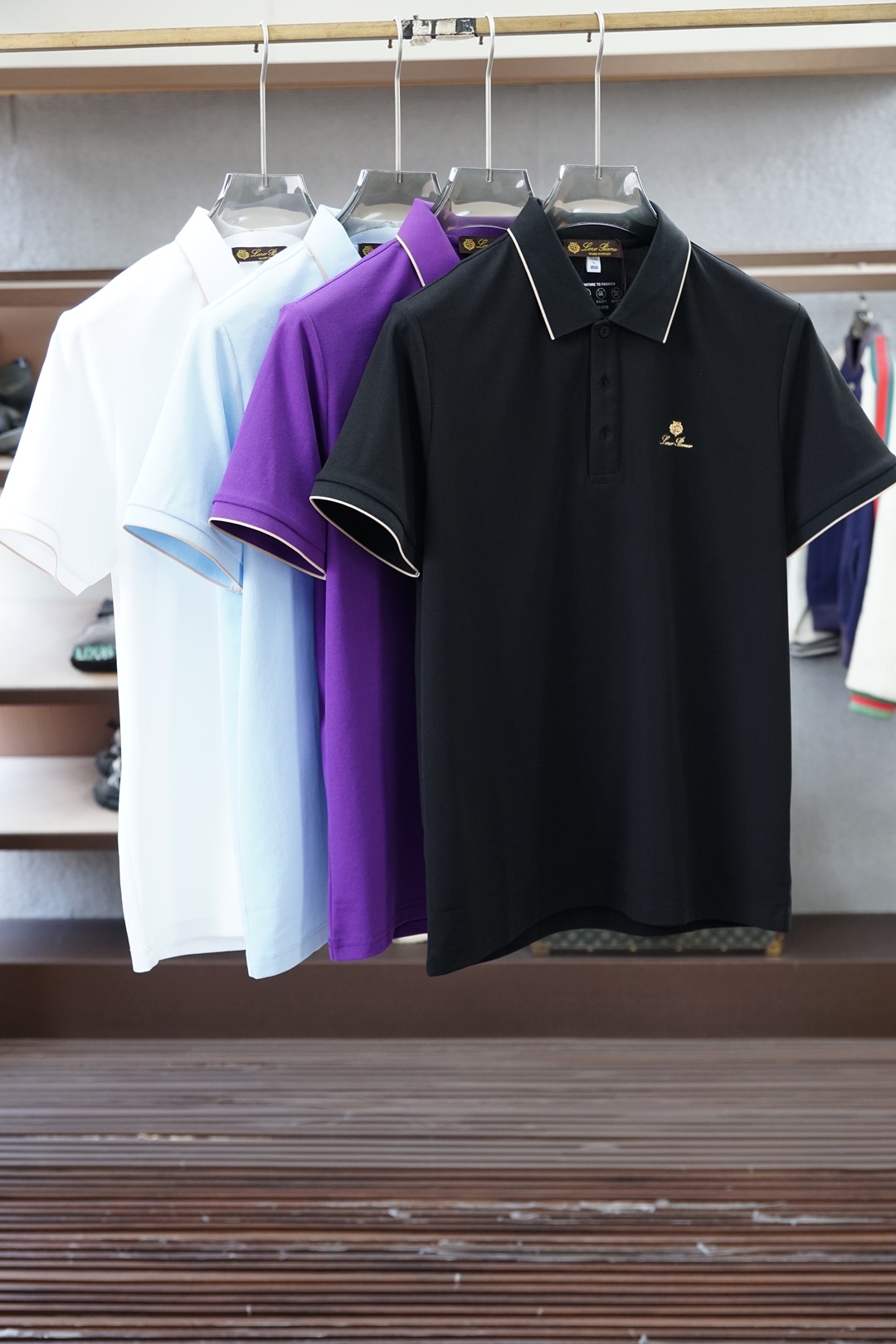 Loro Piana/2026ss新品上线🔥🔛🫥💐🌺纯棉珠地 Polo 衫甄选双面棉网眼朱地面料，棉的温