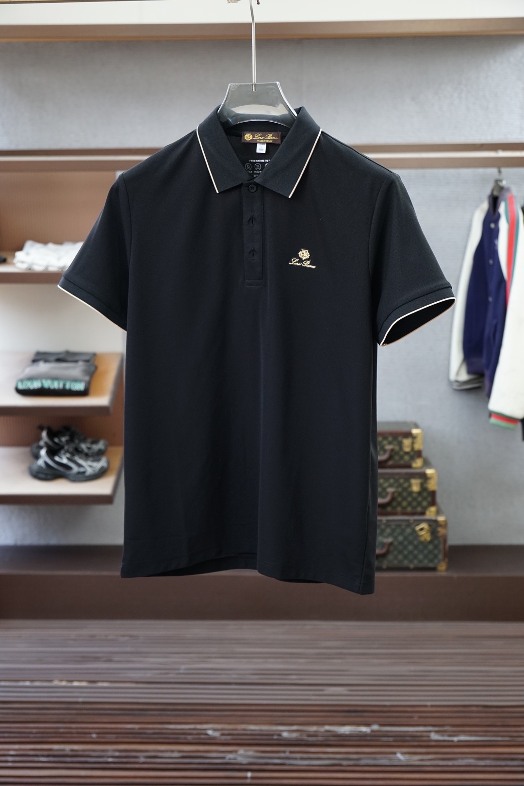 Loro Piana/2026ss新品上线🔥🔛🫥💐🌺纯棉珠地 Polo 衫甄选双面棉网眼朱地面料，棉的温
