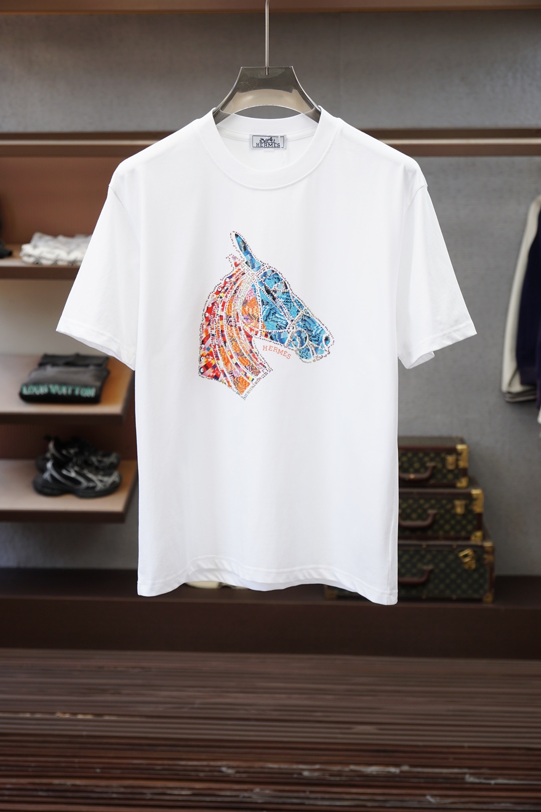 爱马仕/Hermes/-SS26春夏新品，官网1.1官网1.1最新款，🍻🌹💤💕胸前刺绣大Logo字母，满