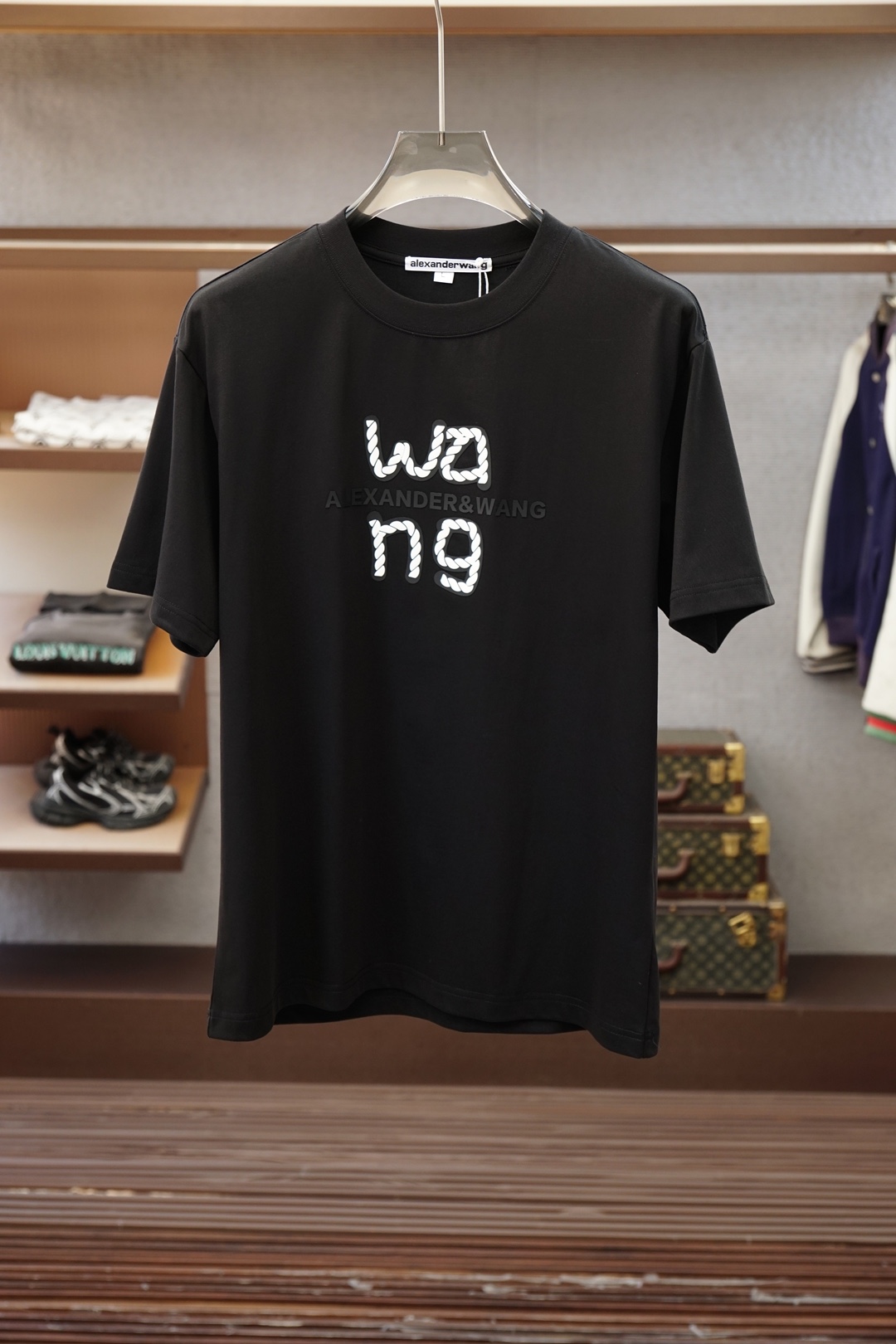大王，Dawang/-SS26春夏新品，官网1.1官网1.1最新款，🍻🌷💤💕胸前刺绣大Logo字母，满满