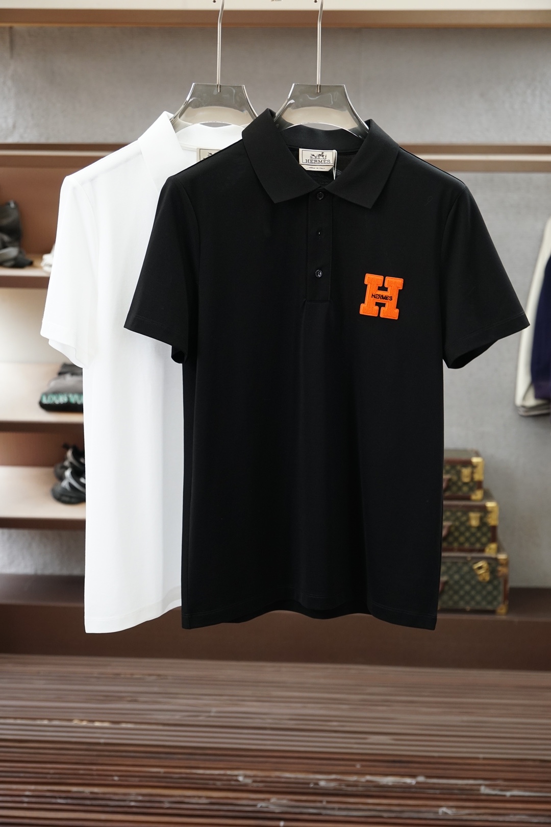 爱马仕，Hermes，2026春夏新品男士短袖Polo衫，以利落简约线条勾勒经典轮廓，💤💕🎊👾💤纯色主调