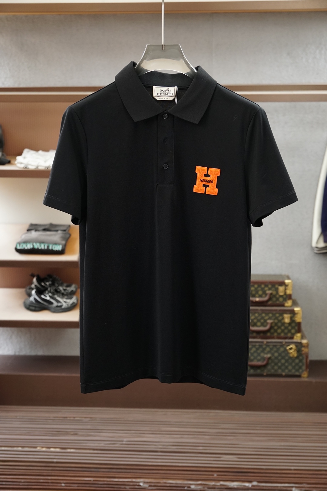 爱马仕，Hermes，2026春夏新品男士短袖Polo衫，以利落简约线条勾勒经典轮廓，💤💕🎊👾💤纯色主调