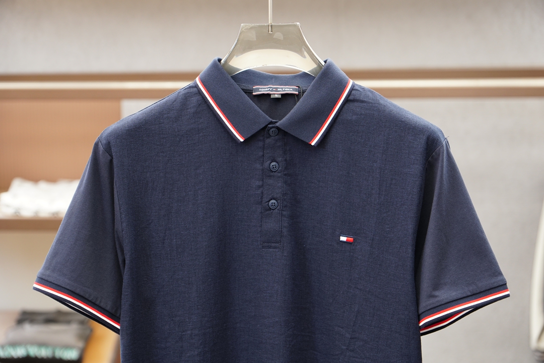 Tommy 2026ss新品上线🔥🔥🔥经典焕新高端珠地Polo衫 面料黑科技，穿出来的舒适奢感，采用双面