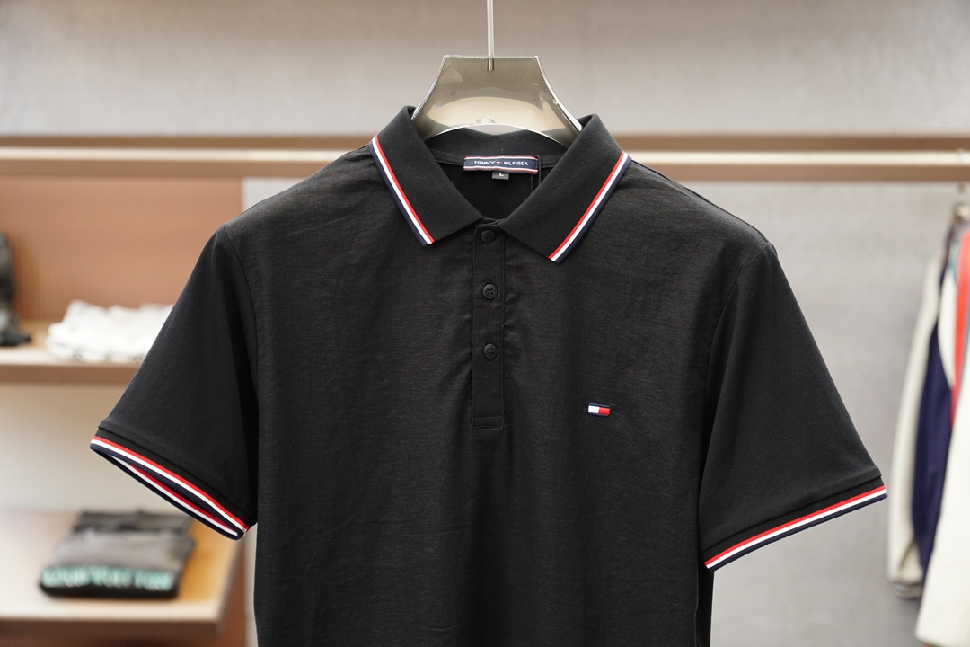 Tommy 2026ss新品上线🔥🔥🔥经典焕新高端珠地Polo衫 面料黑科技，穿出来的舒适奢感，采用双面