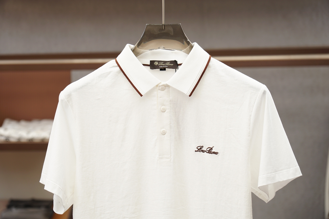 Loro Piana/2026ss新品上线🔥🔥🔥经典焕新高端珠地Polo衫 面料黑科技，穿出来的舒适奢感