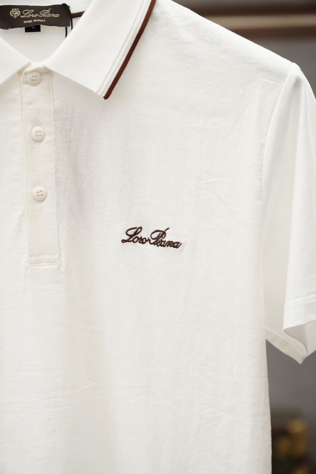 Loro Piana/2026ss新品上线🔥🔥🔥经典焕新高端珠地Polo衫 面料黑科技，穿出来的舒适奢感