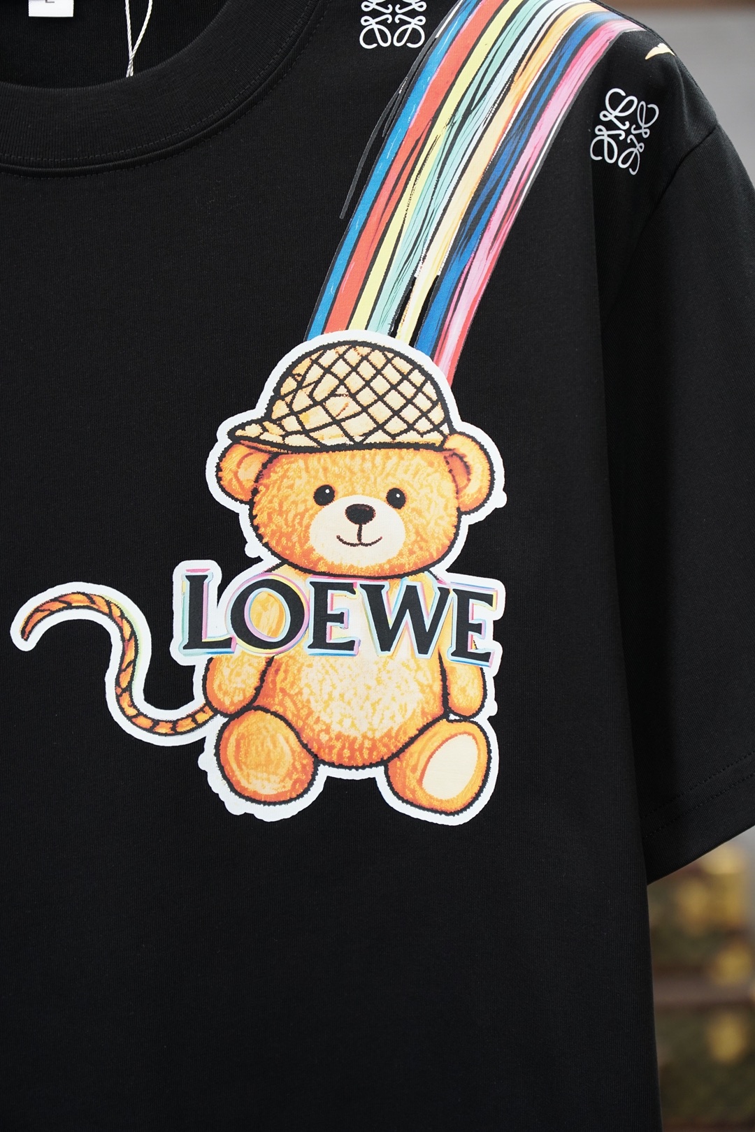Loewe罗意威/26新品专柜代购臻选高版本质地A级 26/S夏季专柜最新款圆领短袖 高端订制 设计前卫