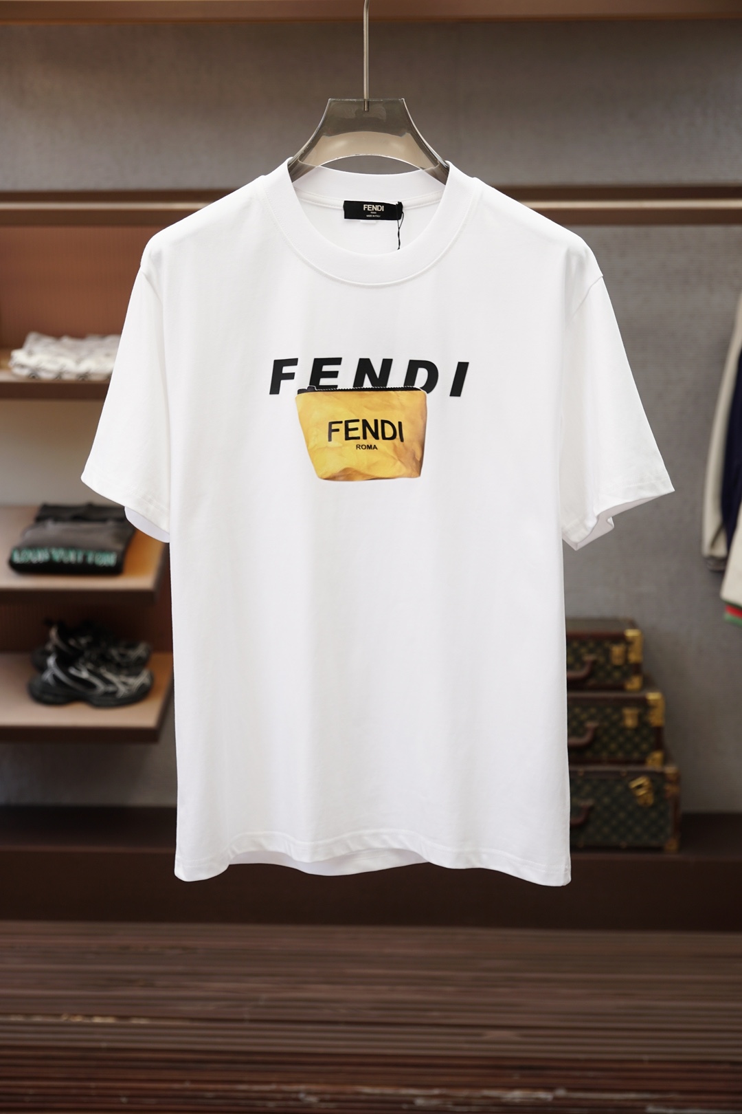 Fendi芬迪💕26新品专柜代购臻选高版本质地A级 🎊🌺🌷🍻26/S夏季专柜最新款圆领短袖 高端订制 设