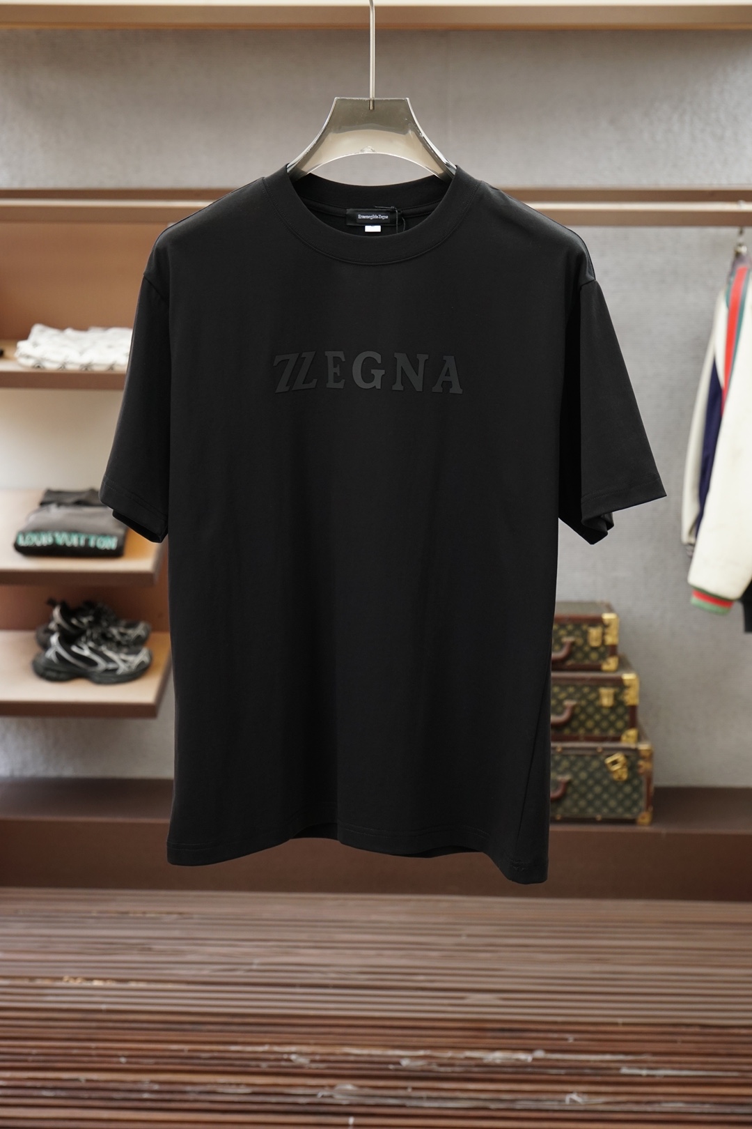 杰尼亚/26新品专柜代购臻选高版本质地A级 🎊🌺🌷🍻26/S夏季专柜最新款圆领短袖 高端订制 设计前卫时