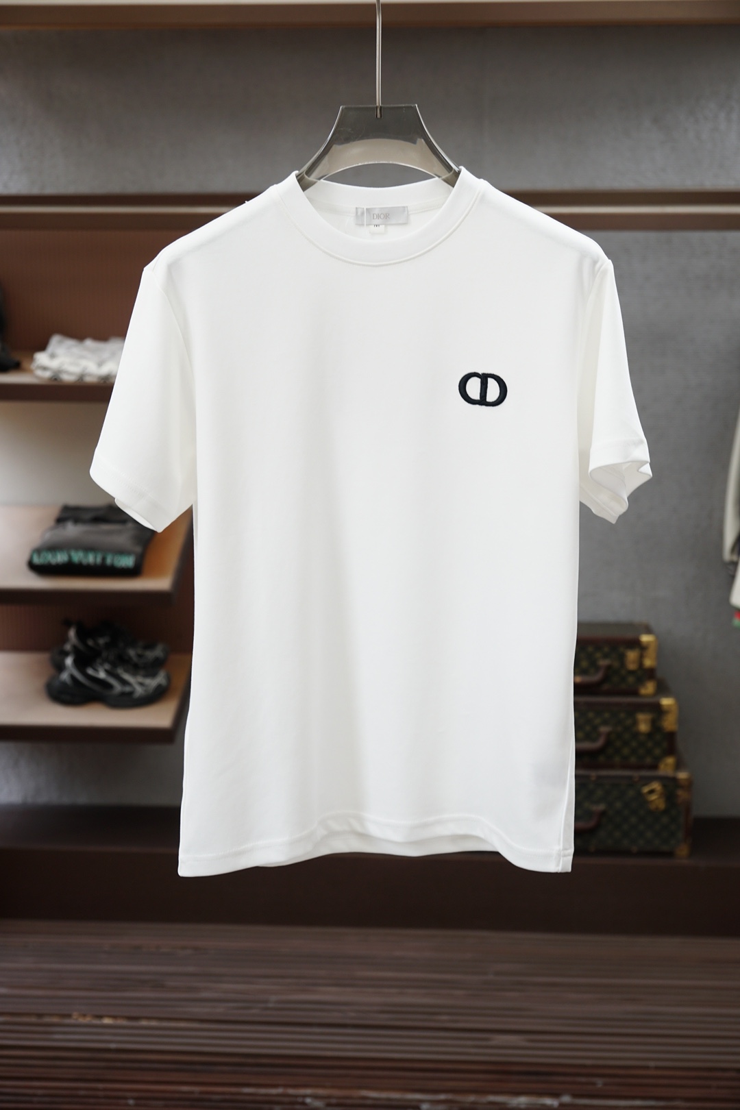 Dior迪奥-🔥时尚薄款休闲短裤套装 采用客供高密度纯棉材质面料，软糯亲肤，抗皱立挺有型，品牌字母log