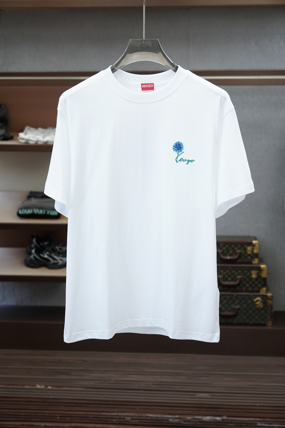 Kenzo，左田贤三/20206^春夏专柜款字母logo刺绣短袖，1.1顶级复刻，面料采用纯棉云朵棉，经