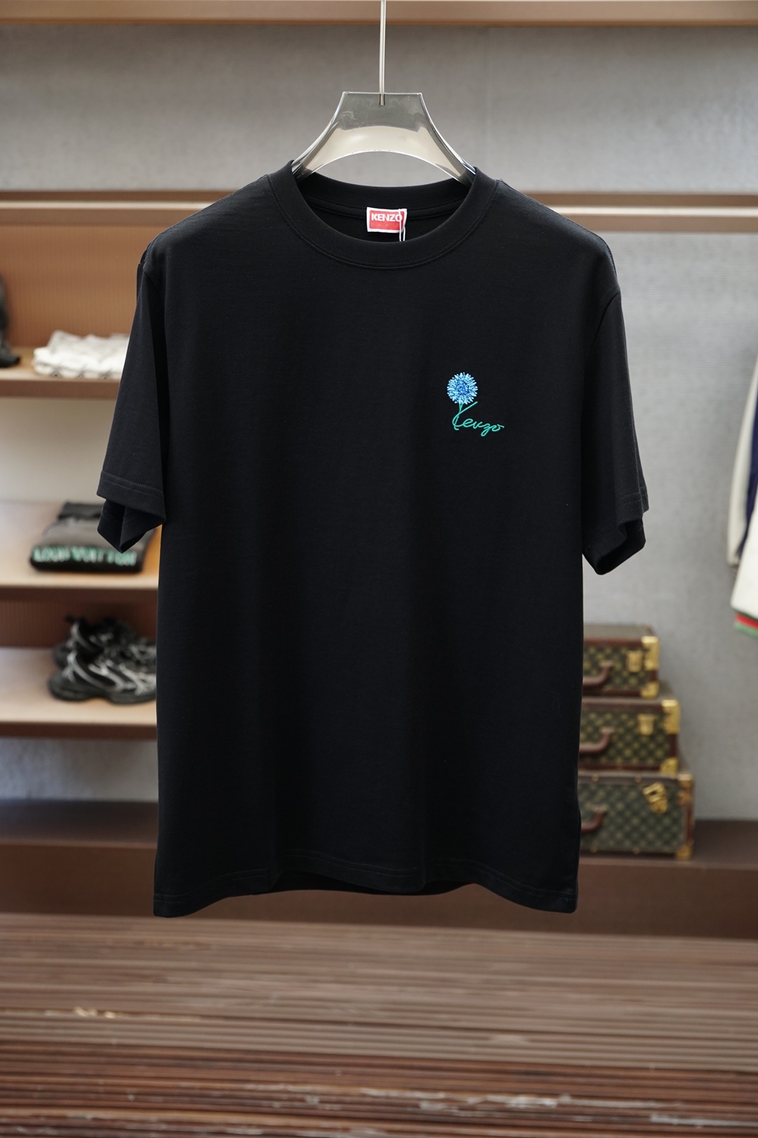 Kenzo，左田贤三/20206^春夏专柜款字母logo刺绣短袖，1.1顶级复刻，面料采用纯棉云朵棉，经