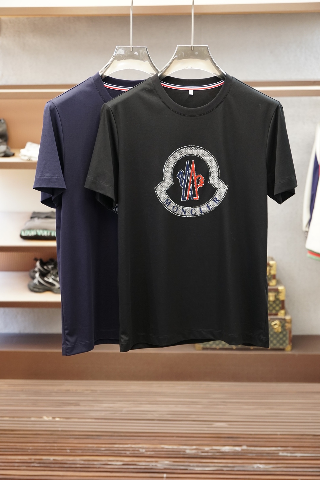 蒙口/Moncler/2026春夏男士短袖T恤，🍐🍻💤专柜1.1顶级打造，高级定制面料控必入款，极具品牌