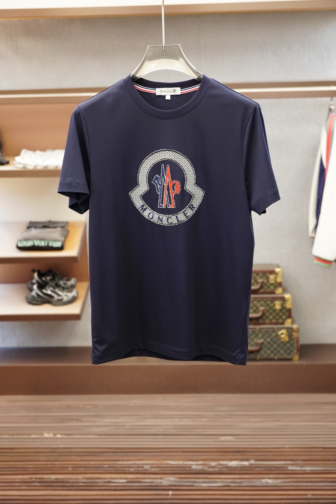 蒙口/Moncler/2026春夏男士短袖T恤，🍐🍻💤专柜1.1顶级打造，高级定制面料控必入款，极具品牌