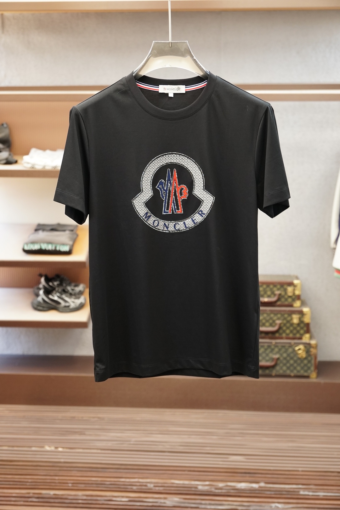 蒙口/Moncler/2026春夏男士短袖T恤，🍐🍻💤专柜1.1顶级打造，高级定制面料控必入款，极具品牌