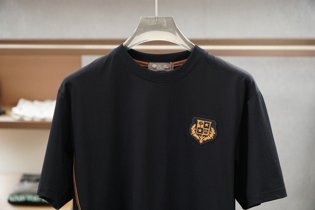 Loro Piana/2026春夏男士短袖T恤，🍐🍻💤专柜1.1顶级打造，高级定制面料控必入款，极具品牌