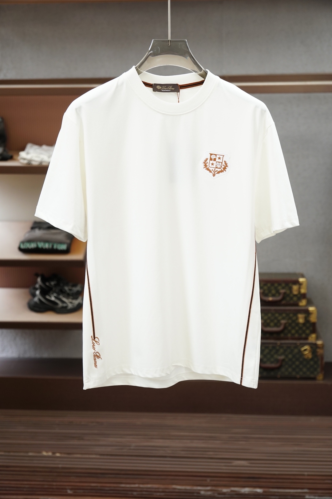 Loro Piana/2026春夏男士短袖T恤，🍐🍻💤专柜1.1顶级打造，高级定制面料控必入款，极具品牌