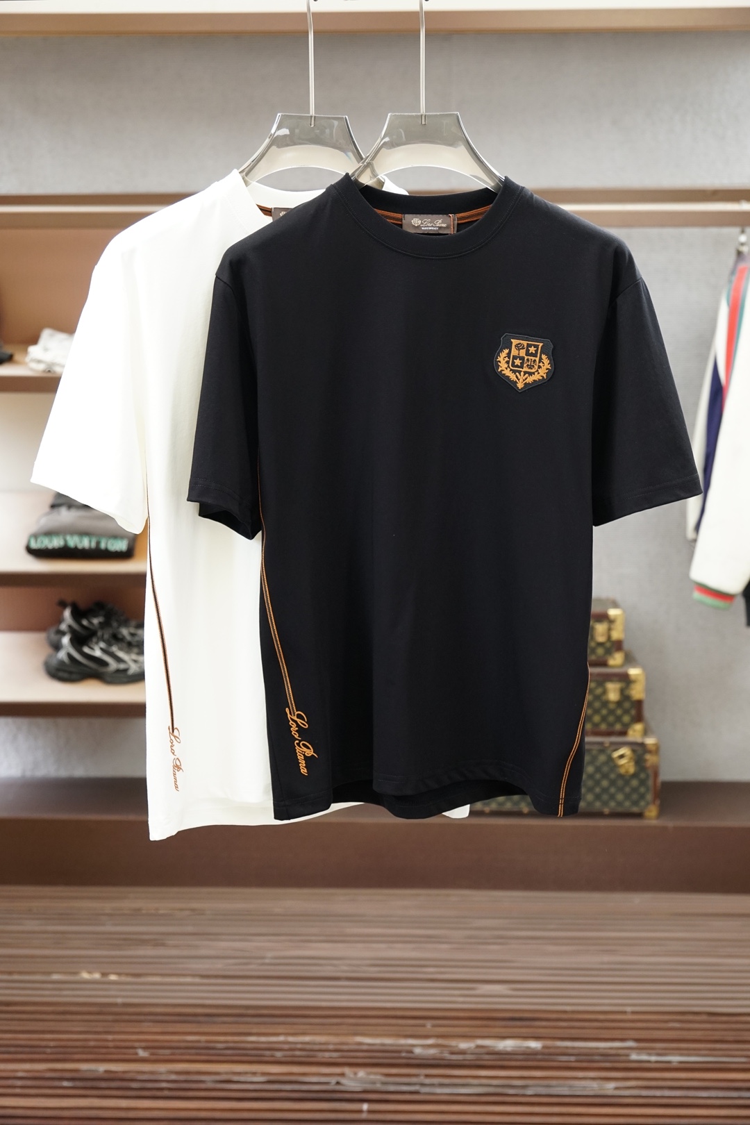 Loro Piana/2026春夏男士短袖T恤，🍐🍻💤专柜1.1顶级打造，高级定制面料控必入款，极具品牌