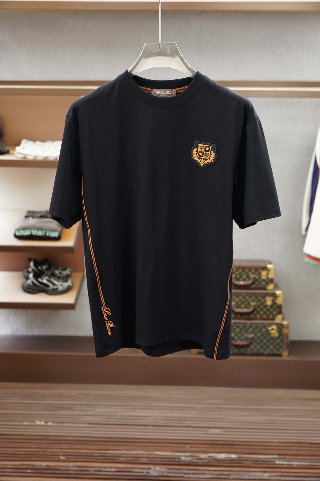 Loro Piana/2026春夏男士短袖T恤，🍐🍻💤专柜1.1顶级打造，高级定制面料控必入款，极具品牌