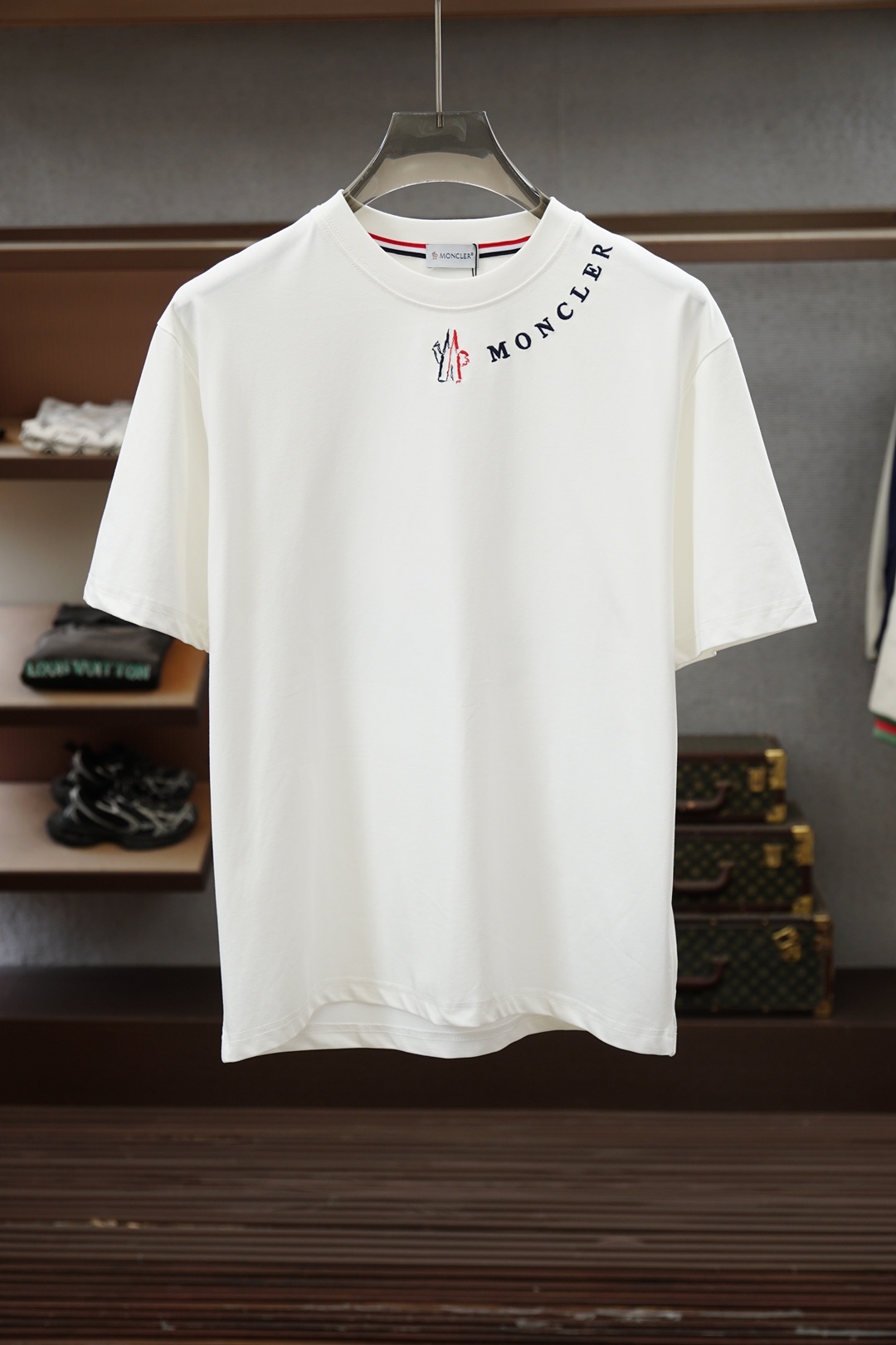 蒙口/Moncler/2026春夏男士短袖T恤，🍐🍻💤专柜1.1顶级打造，高级定制面料控必入款，极具品牌