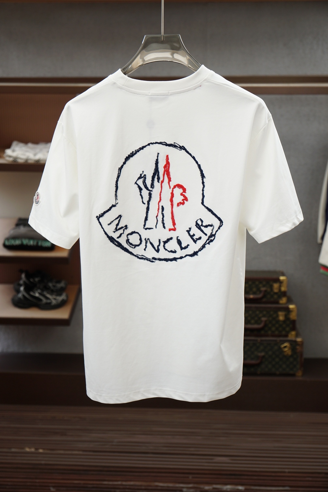 蒙口/Moncler/2026春夏男士短袖T恤，🍐🍻💤专柜1.1顶级打造，高级定制面料控必入款，极具品牌