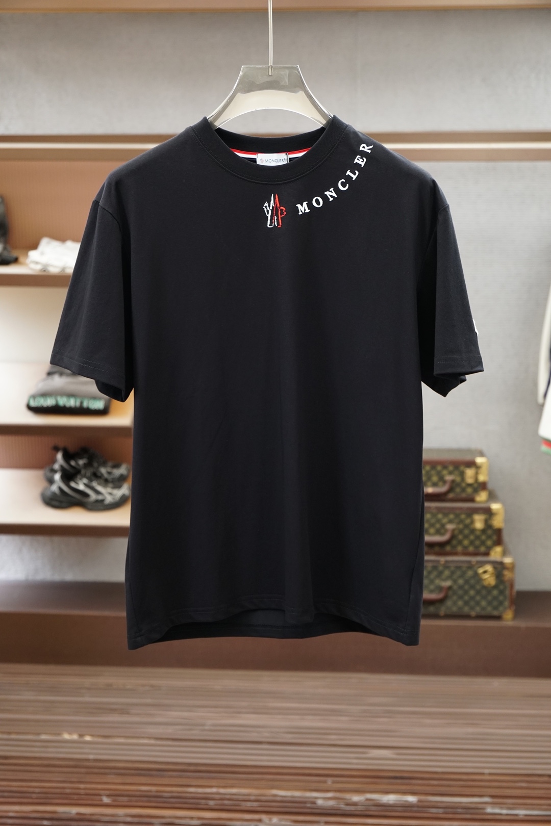 蒙口/Moncler/2026春夏男士短袖T恤，🍐🍻💤专柜1.1顶级打造，高级定制面料控必入款，极具品牌