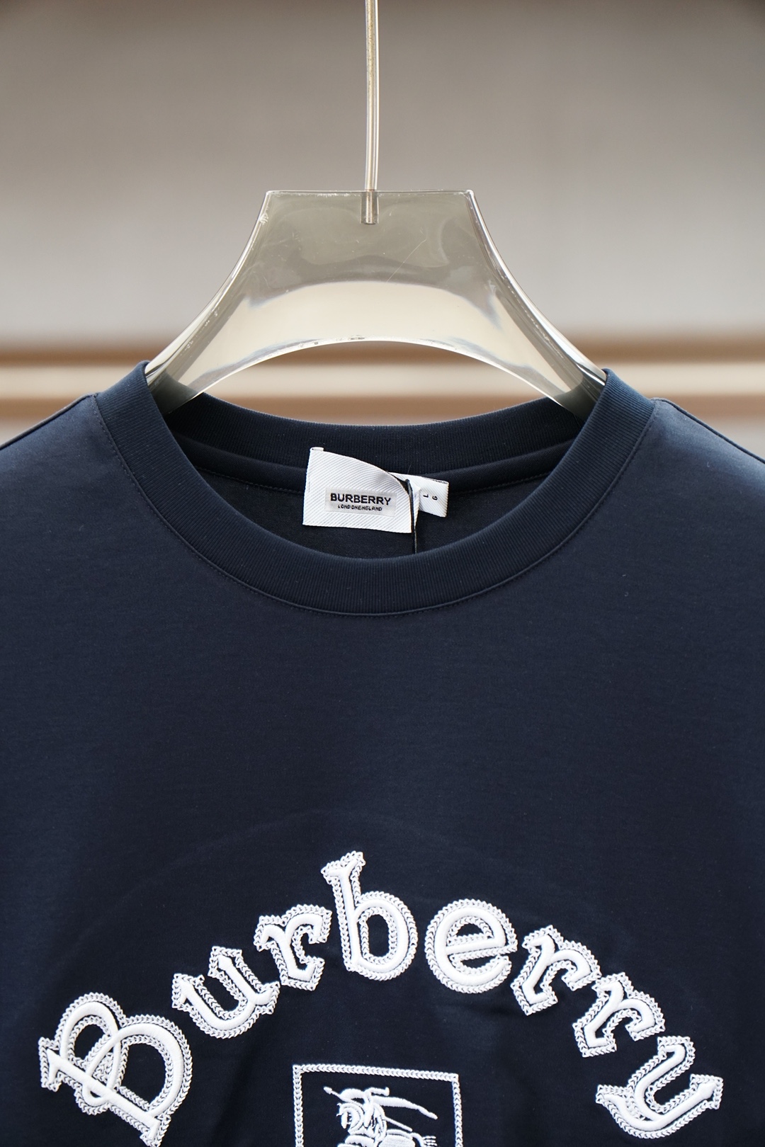 BBR 巴宝莉/26SS春夏新品印花圆领短袖T恤，胸前缀饰字母刺绣Logo设计，🔛🍭🌻🫥经典休闲单品更显