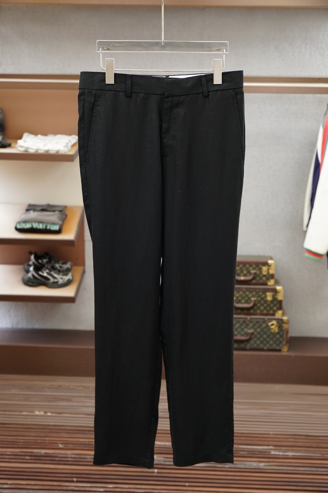 🔥🔥Loro Piana高级轻奢商务系列男士麻裤👖颜色：亚麻、黑色、咖色码数：48-50-52-5456